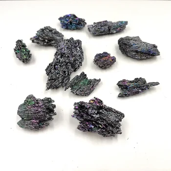 50g/kott Loomulik seitse värvi kivi raw kivi mineraalse isend vulkaaniline kivim siseministeeriumi teenetemärgi sisustus