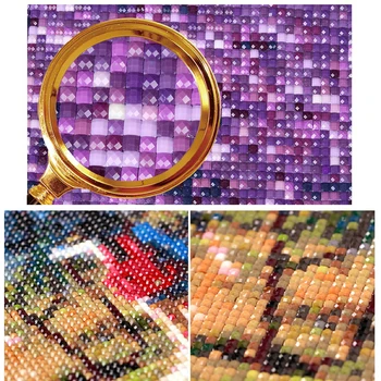 5D DIY Diamond Maali Diamond Tikandid naine maali Täis Square Kive Tikandid Home Decor Teemandid Mosaiik XY1