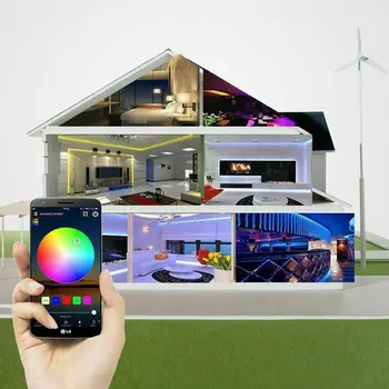 5M RGB 5050 LED Valgus WIFI Alexa Smart Home Väge Täis Komplekt Komplekt Veekindel /Non-Veekindel