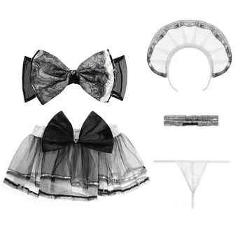 5tk Armas Lolita Kleit Silma bowknot rinnahoidja komplekt erootiline Cosplay Kostüüm Kooli Tüdruk Ühtne Komplekt seksikas Kawaii lingerie aluspesu komplekt