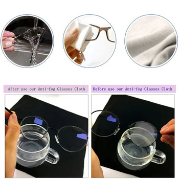 5tk Korduvkasutatavad Anti-Fog Purgis Klaasid Pre-niisked Antifog Objektiivi Riie Defogger Prillidega Pühi Vältida Udustamine ja Klaasid