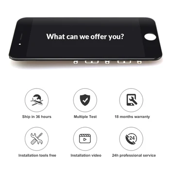 5tk Oem Kvaliteet iPhone 8 8G LCD Ekraan Assamblee Digitizer Asendaja iPhone 8 8G 3D Puutetundlik Tasuta DHL Kingitused