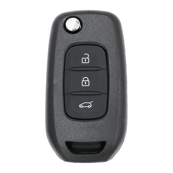 5tk/palju on 3 nuppu Flip Remote Key PCF7961 4A Kiip Renault Kadjar Captur Megane 3 Sümbol 2013-2017 433MHz CWTWB1G767 VAC102