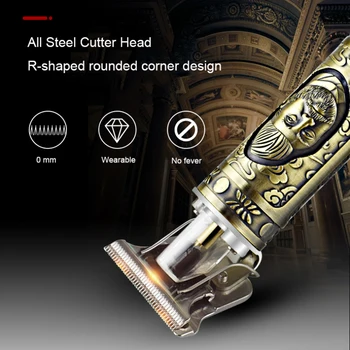 5W Metallist Juuksed Clipper Professionaalne A3 Karvade Trimmer Täpselt Juuste Lõikamine Laadimine USB Beard Trimmer Soeng, Stiil