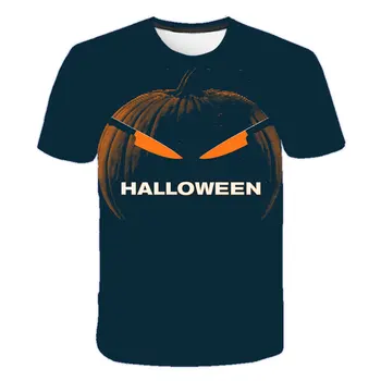 6-19T halloween 2020 Komm või vemp T-särk poisid tüdrukud sünnipäeva kingitused lühikesed varrukad 3D trükitud halloween pumpkin tshirt riided