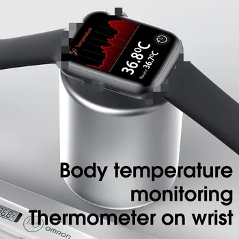 6. seeria Smart Watch 2021 IWO W26 Pro SmartWatch EKG-Südame Löögisageduse Monitor Temperatuur Veekindel PK IWO 8 13 Apple Android