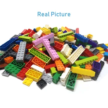 60pcs DIY ehitusplokid Paks Arvandmed Tellised 1x3 Dots Haridus Creative Suurus Ühilduvad lego Plastikust Mänguasjad Lastele