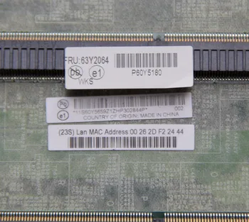 63Y2064 Lenovo X201 Sülearvuti emaplaadi koos I5-540M PROTSESSOR Pardal DDR3 täielikult testitud töö täiuslik