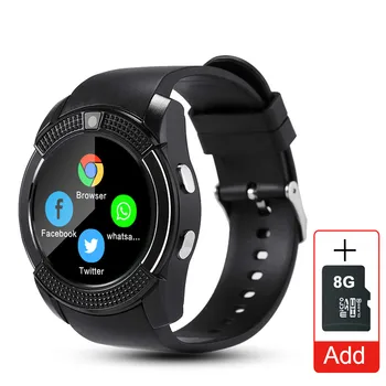 696 V8 Veekindel Smart Watch Mehed Bluetooth Sport Kellad Naiste Käekellad Vaadata Kaamera/SIM-Kaardi Pesa Android Telefon PK DZ09