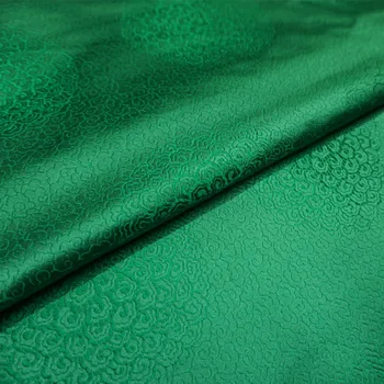 74*100cm kõrge kvaliteediga roheline kohaliku värvi soodne pilved/moires brocade silk satiin kangast riie