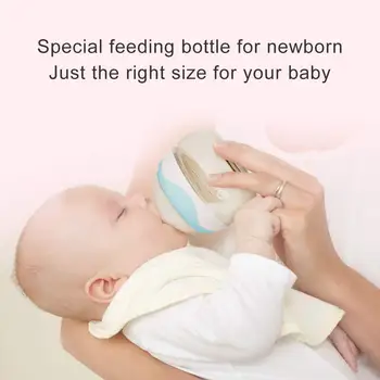 80 ml PPSU Breast Milk Baby Pudelid Vastsündinud Beebi Anti Imiku Koolikud Pudelid Laiad Kaela -, Rinna-Nagu Tiss Aeglane Vool