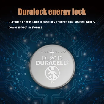 8PCS Originaal jaoks DURACELL CR2016 Nööp Cell Battery 3V Liitium Patareid Kellade Mänguasi, Arvuti Kalkulaator Kontrolli DLCR 2016