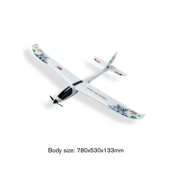 A800 Stabiliseerimine RC Lennuk 5CH 780mm 3D6G Süsteemi Mudel Lennuk Push-kiirus Purilennukid Fikseeritud Tiibadega Lennukiga Futaba