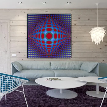 Abstraktne Prindi Geomeetrilisi Mustreid Lõuendile Maali Plakatid ja Pildid Seina Pildid elutuba Cuadros Home Decor Raamimata