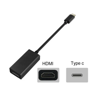 Adaptador HUB HDMI-4K ULTRA HD USB Tipo C convertidor de señal para nutitelefoni tablett, Macbook para proyector jälgida smart tv