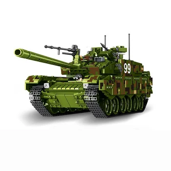 AIBOULL PLS Sõjalise 632002 1339pcs TÜÜP 99 Main Battle Tank, ehitusplokid Tellised valgustada mänguasjad lastele