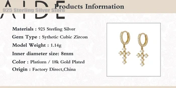 Aide 925 Sterling Silver Ring Kõvadele Avaldus Hoop Kõrvarõngad Naistele Poole Ehted Kulla Värvi Mood Pool Ehted Kingitus