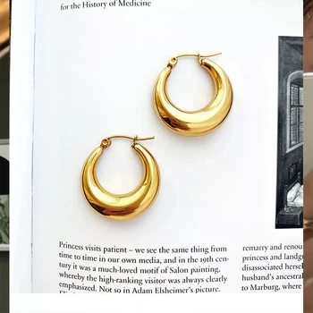 Aide Kuld-tõeline säilitamine galvaanilise prantsuse niši minimalistliku stiili lihtne retro kõrvarõngad, elegantne kõik-match lisa sama earri