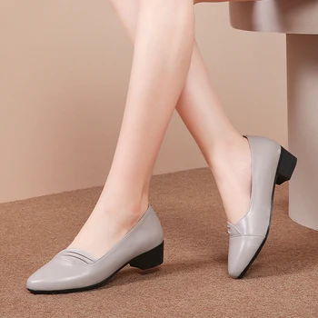 AIYUQI 2020. aasta uus ametlik naiste kingad naturaalsest nahast naiste kingad pluss suurus 41 42 mugavad kingad naistele korter kingad