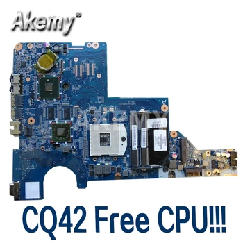 Akemy 595183-001 Emaplaadi HP CQ42 G42 G62 CQ62 sülearvuti emaplaadi DAOAX1MB6F0 DA0AX1MB6H0 algse Tasuta CPU-d!!!