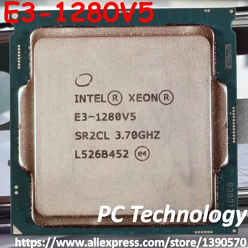 Algne Intel Xeon E3-1280V5 SR2LC CPU 3.70 GHz 8M 80W LGA1151 E3-1280 V5 Quad-core E3 1280 V5 protsessor E3 1280V5 Tasuta shipping