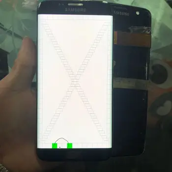 Algne lcd Samsung Galaxy S7 Serv G935 G935F G935FD LCD Ekraan, millel on Puutetundlik Digitizer 5.5