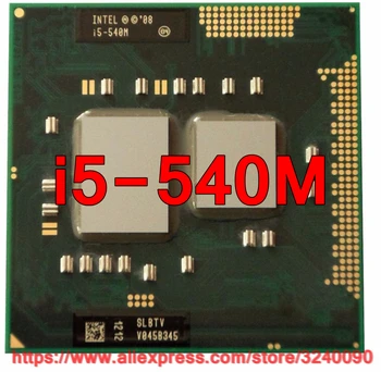 Algne lntel Core i5 540M 2.53 GHz i5-540M Dual-Core Protsessor PGA988 Mobile CPU Sülearvuti protsessor tasuta shipping