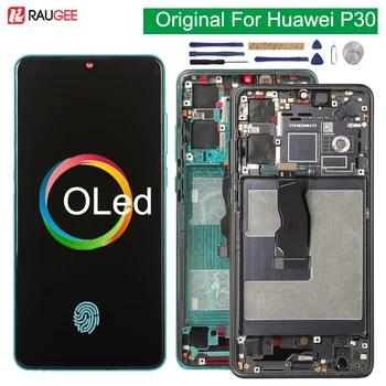 Algne Oled Displei, Huawei P30 ELE-L 29 LCD Puutetundlik Raam 10 Touch Digitizer Ekraan replament Jaoks Huawei P 30