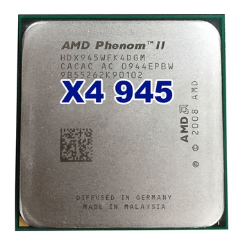 Ametlik Originaal AMD Nähtus II X4 945 CPU protsessor 3.0 GHz Socket AM2+/AM3 938pin L3/6M Quad-CORE 95W
