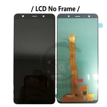 AMOLED LCD + Raam SAMSUNG Galaxy A7 2018 Ekraan A750 LCD SM-A750FN/DS A750F A750G A750GN Ekraani Touch Digitizer Assamblee