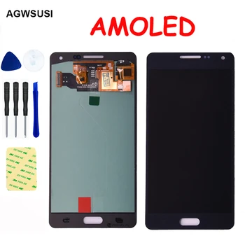 AMOLED Samsung Galaxy A5 A500 A5000 A500F A500FU A500M LCD Ekraan Moodul, Puutetundlik Ekraan Digitizer Anduri Ühendamine