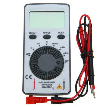AN101 Digital Mini Multimeeter DC/ Pinge Praeguse Arvesti Pihuarvuti Pocket Voltmeeter Ammeter Tester Katse Viib 10*55*10mm