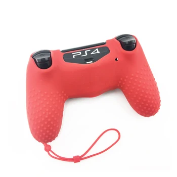 Andmed Konn Tahked Värvi Silikoonist Geel Kummist Juhtudel Naha PS4 Pro Slim Töötleja Proctective Grip Cover For Sony Playstation 4