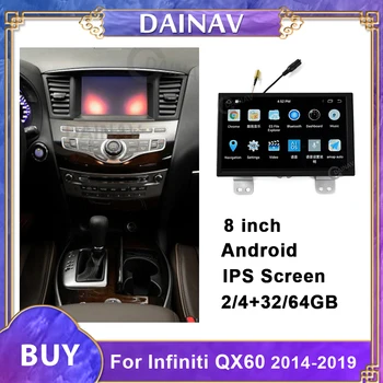 Android Auto Autoradio Mängija Infiniti QX70 Auto Multimeedia Video Mängija, GPS Navigeerimine