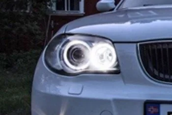ANGRONG 2x Canbus Xenon White Angel Eyes LED gabariidituli Ei Vea Halo Rõngad Esitulede Pirnid BMW E90 E91