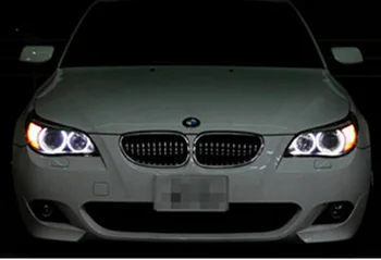 ANGRONG 2x Canbus Xenon White Angel Eyes LED gabariidituli Ei Vea Halo Rõngad Esitulede Pirnid BMW E90 E91