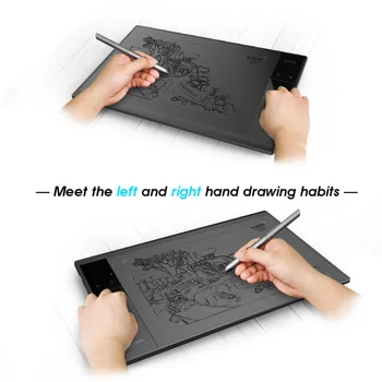 Anime Graphic Tablet Joonistus & Mängib OSU 10*6 Tolli 5080DPI 250PPS Digital Pen Tablett 8192 Taset Aku-Tasuta Pliiats