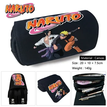 Anime Naruto Rahakott Lõuend Tõmblukk Pliiats Rahakoti Käekotti Kotid Poiss, Tüdruk Õpilased Kotid Kingitus