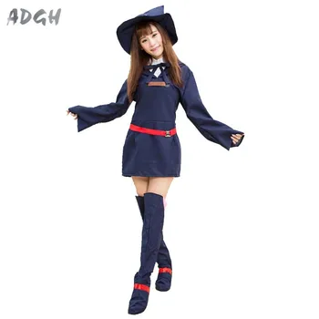 Anime Väike Nõid Akadeemiliste Ringkondade Akko Kagari Cosplay Kostüümid Lolita Tüdrukute Särk, Kleit Armas Nõid Cosplay Ühtne Komplekt Tilk Laeva