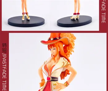 Anime Üks Töö Nami Grandline Lady 15. Aastapäeva Tegevus PVC Lovly Figuriin Mudel Mänguasjad Nukk Laekuva Brinquedos 18cm