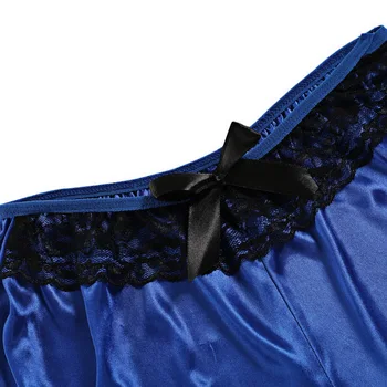 ANNJOLI Naiste Pidžaama Rihm V-kaeluse Sleepwear Komplekti Pits Decor Nightwear