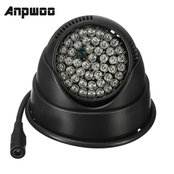 ANPWOO 360 Kraadi Pöörata, 48 LED IR Kaugjuhtimisega Öise Nägemise Aidata LED Lamp CCTV Järelevalve Turvalisuse Kaamera