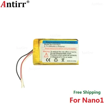Antirr Algne uut Akut ipod Nano1 1st Gen Põlvkonna MP3-Li-Polümeer Taaslaetav Nano 1 616-0223 Patareid