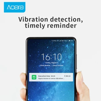 Aqara Vibratsiooni Andur šokk tilt tilk Detecter smart home tarvikud tööd Aqara Hub Xiaomi Gateway 3 HomeKit Mi Kodu App
