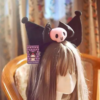 Armas Kuromi Kõrva Peapael Palus Hairband Pool Tüdrukud Kawaii Cosplay Kostüüm Halloween Anime Tarvikud Kingitus Naistele