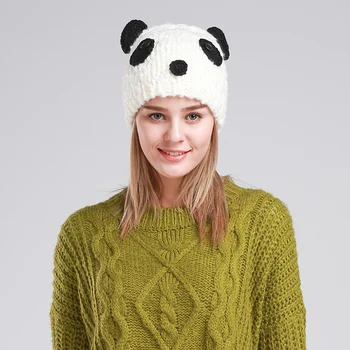 Armas Panda Beanies Talve Mütsid Naistele Beanie Müts Uudsus Mütsid Kapoti Femme