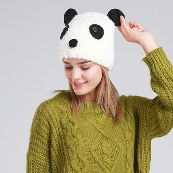 Armas Panda Beanies Talve Mütsid Naistele Beanie Müts Uudsus Mütsid Kapoti Femme