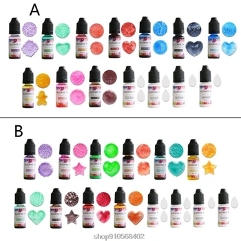Art Tint Alkoholi Vaik Pigment Kit Vedel Vaik Värvaine Värvi Tint Difusiooni UV-Epoksü Ehteid Teha S25 20 Dropshipping