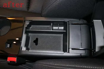 Auto Interjööri Aksessuaarid Kesk-Taga Storage Box Konteineri Omanik Plaadi jaoks Infiniti QX30 Q30 Istme Paigutamine Koristustööde B97