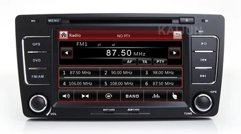 Auto Multimeedia mängija, GPS Autoradio 2 Din 7 Tolli SKODA Octavia 2009-2013 Bluetooth, IPOD FM-Raadio RDS WIFI DVR-SD